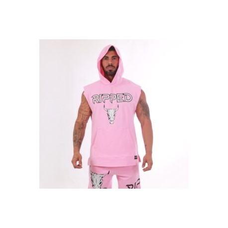 Chaleco Rosa con Gorro Toro
