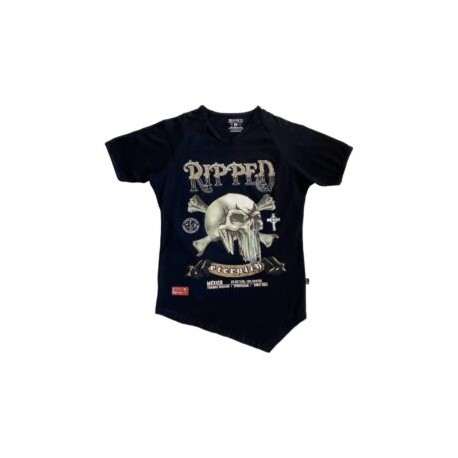 Camisa Calavera Huesos manga larga