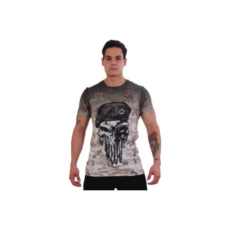 Camisa Fresh Cool Camuflaje Calavera