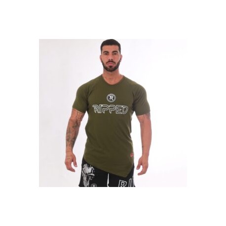 Camisa Manga Corta Pico Verde Militar 3D