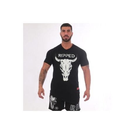 Camisa Manga Corta Pico Negra Toro