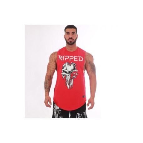 Camisa de Resaque Rojo Calavera