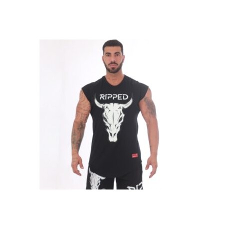 Camisa Corte Japonés Negro Toro