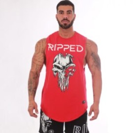Camisa de Resaque Rojo Calavera