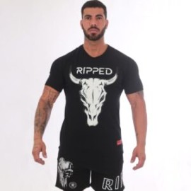Camisa Manga Corta Pico Negra Toro