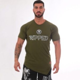 Camisa Manga Corta Pico Verde Militar 3D